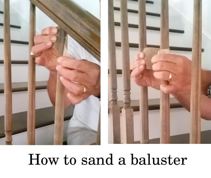 How to sand and paint staircase balusters