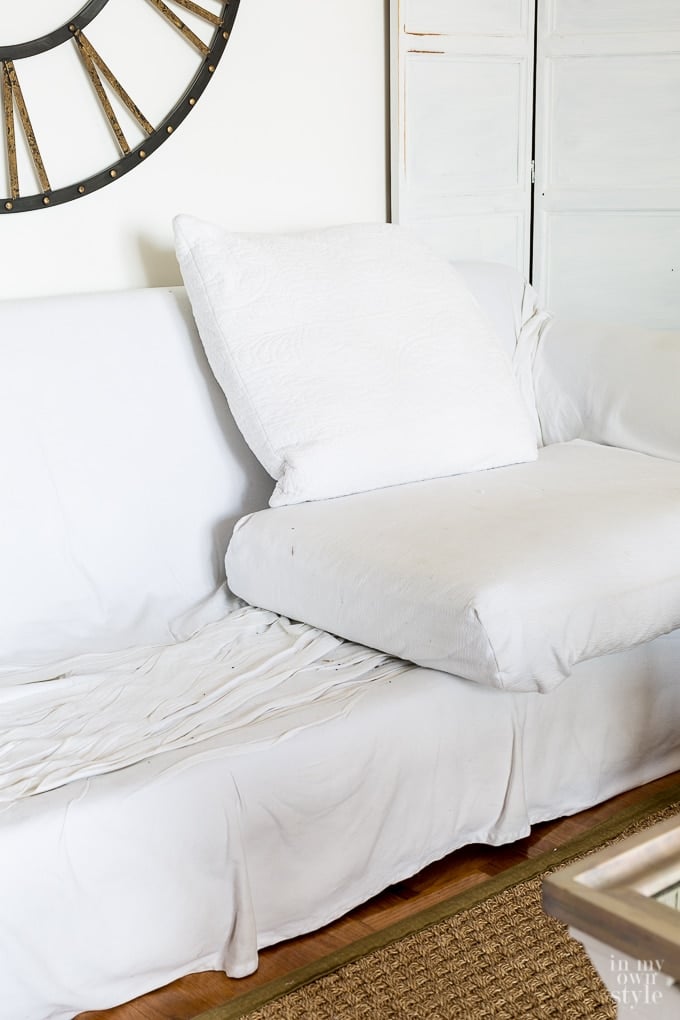 white slipcover review