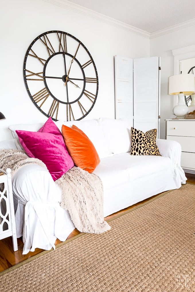 How to care for white slipcovers