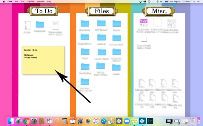 Free download desktop background to help you organize your computer files and folders