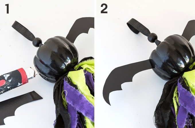 halloween craft ideas to make using foam pumpkins