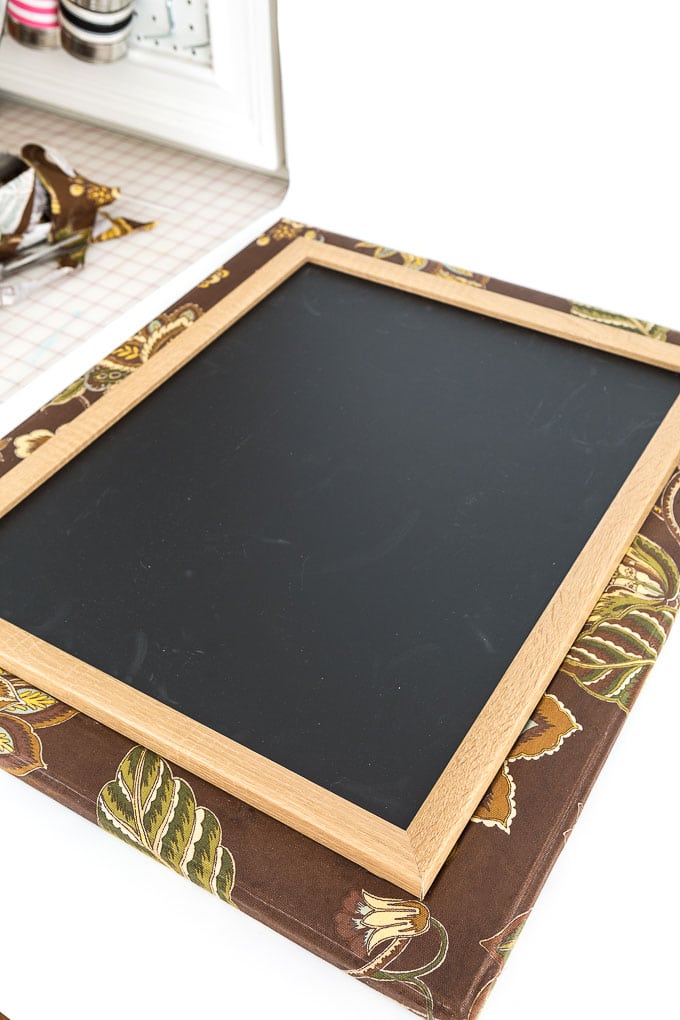 how to cover a frame with fabric
