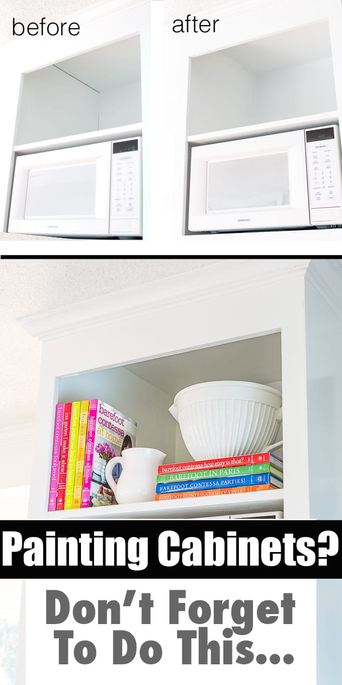Steps not too forget to do when painting kitchen cabinets