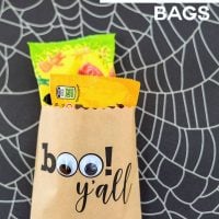 Print your own halloween treat bags