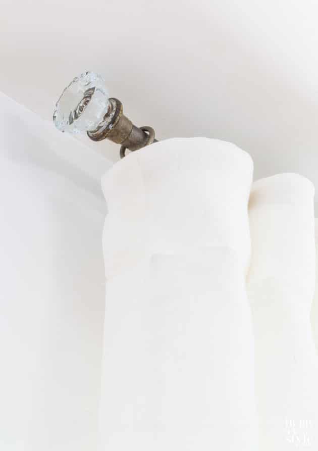 How to make curtain rods and finials