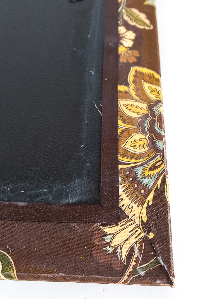 How to cover a photo frame with fabric