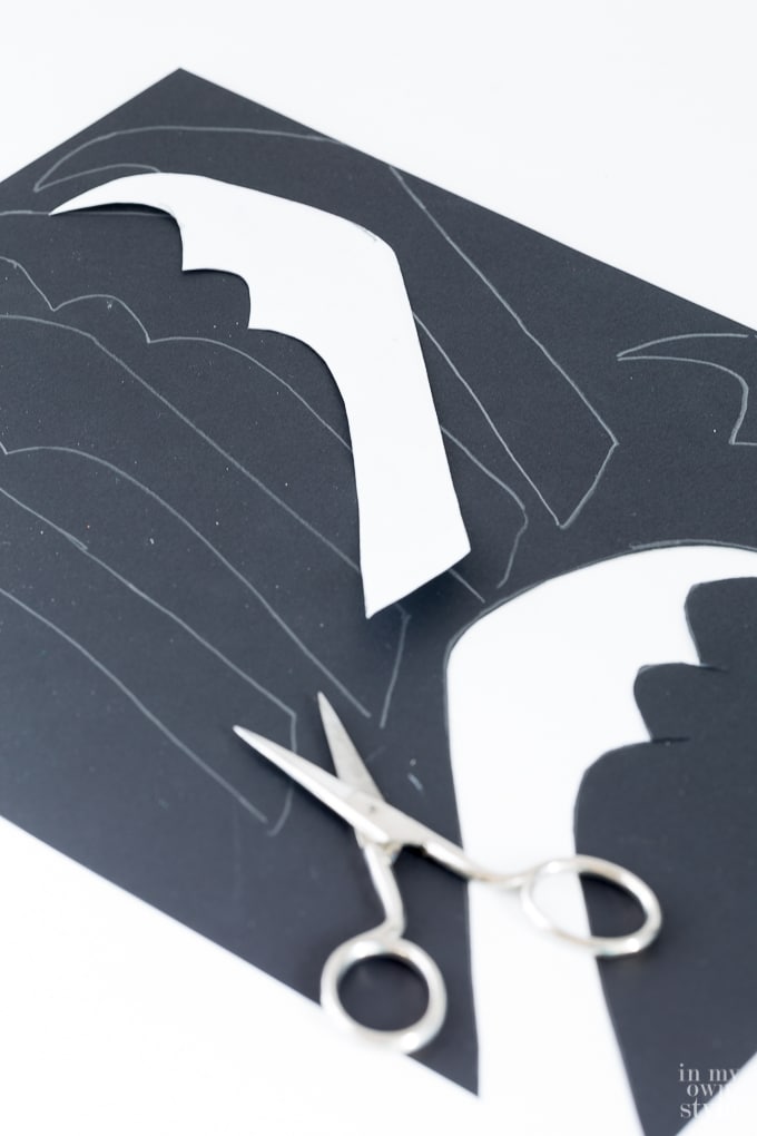 Halloween bat wing pattern