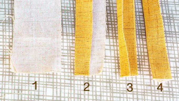 how to make ribbon using fabric