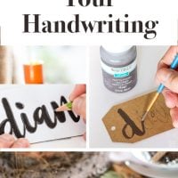 How to make table place cards and more printed items when you hate your handwriting