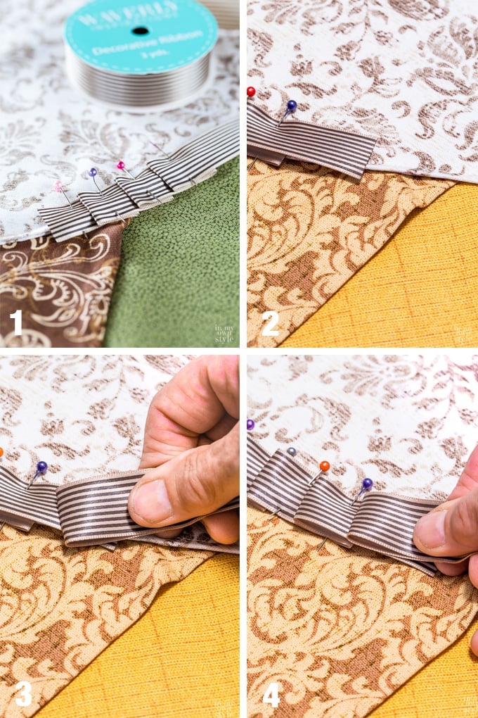 How to make ribbon trim