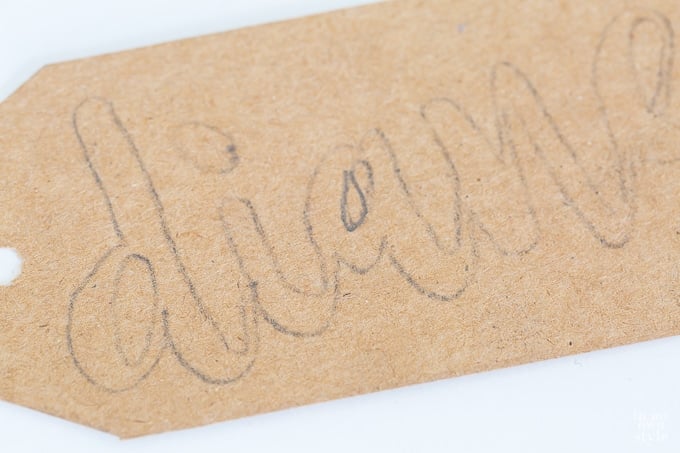 How to transfer type or fonts to paper