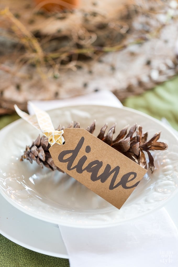 DIY table place cards