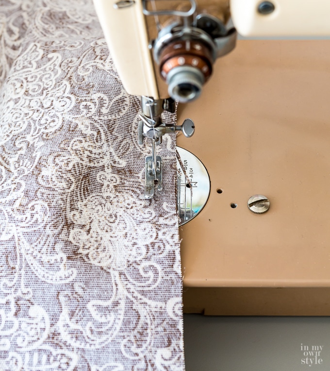how to sew a table cloth