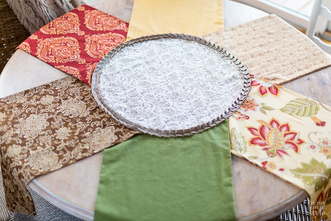 How to make a Table runner table cloth 