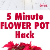Creative way to wrap a plant or flower pot to give as a gift or to simply hide the ugly plastic and foil it came with.