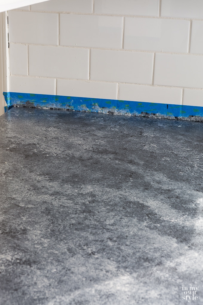 Giani countertop paint after Step 3