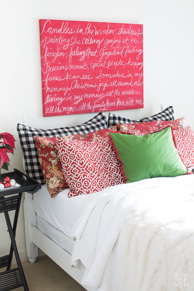 How to set up a guest room for the holidays.