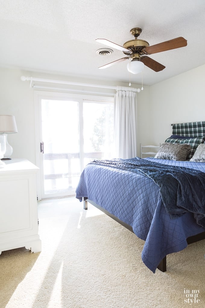DIY headboard that is easy and affordable to make