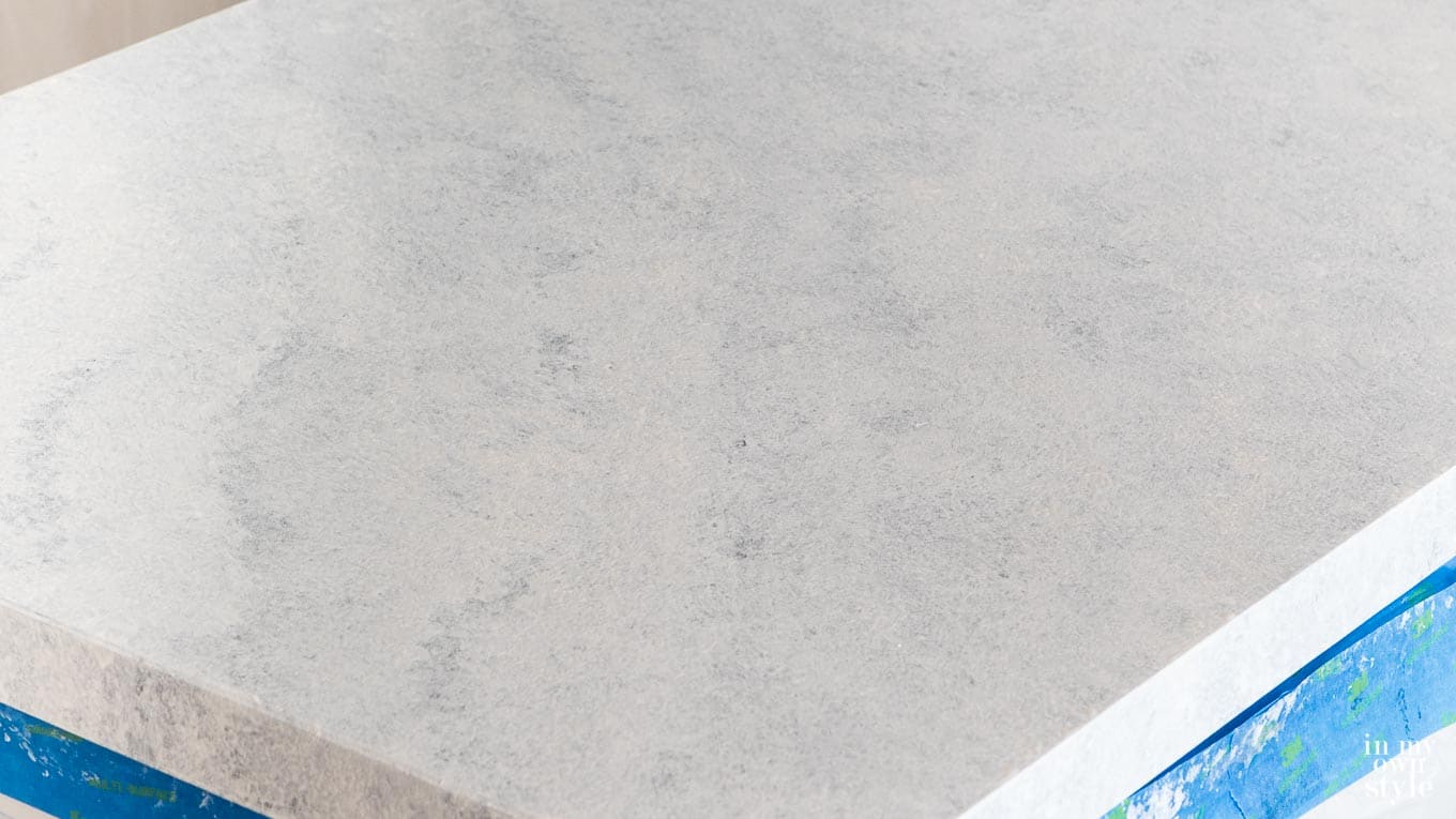 How to paint Formica or laminate counters to look like marble