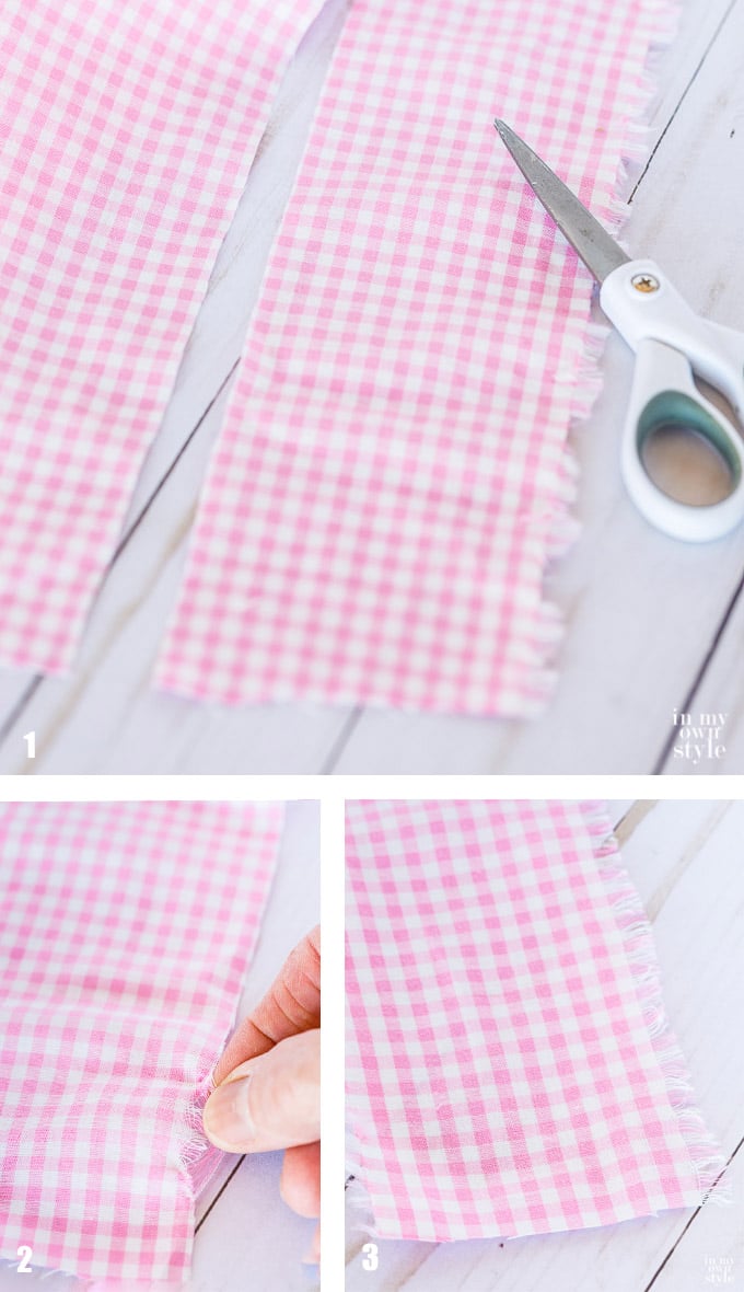 How to create fringe on fabric edges
