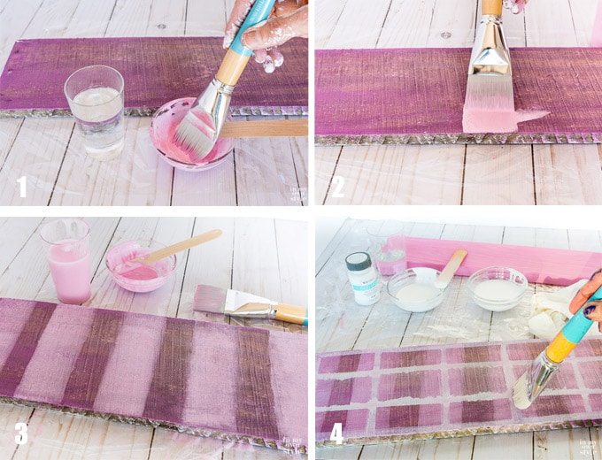 How to paint plaid