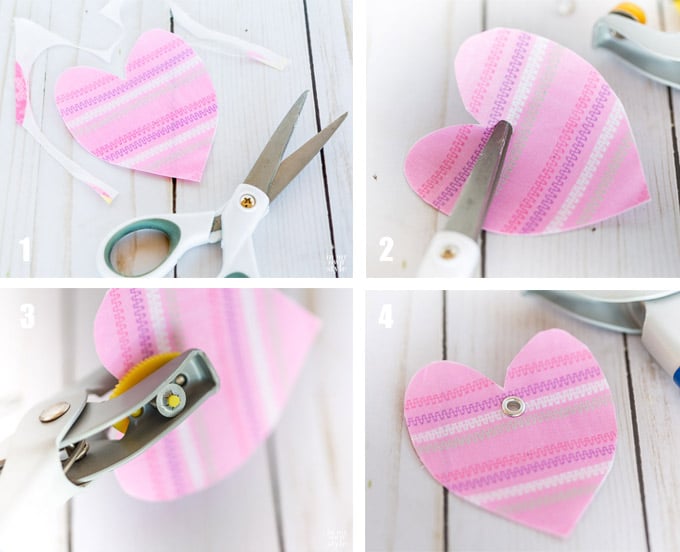 How to punch an eyelet into fabric