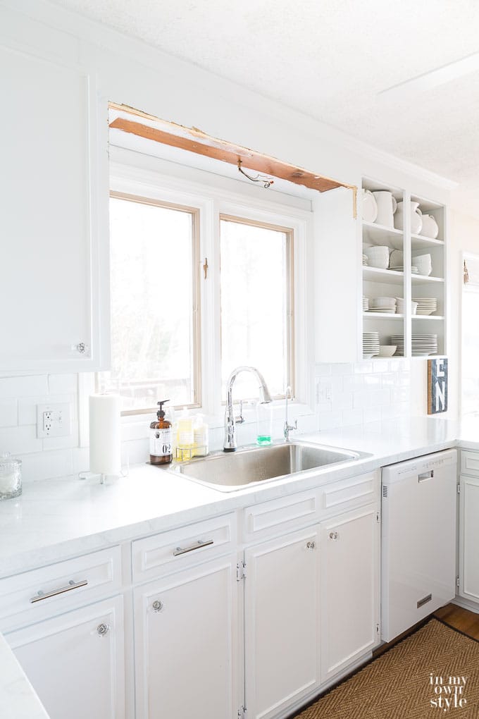 DIY kitchen makeover on a budget