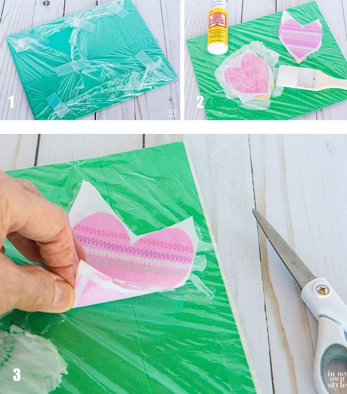 How to make Valentine hearts using fabric 