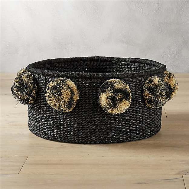 Cb2 button pom pom basket