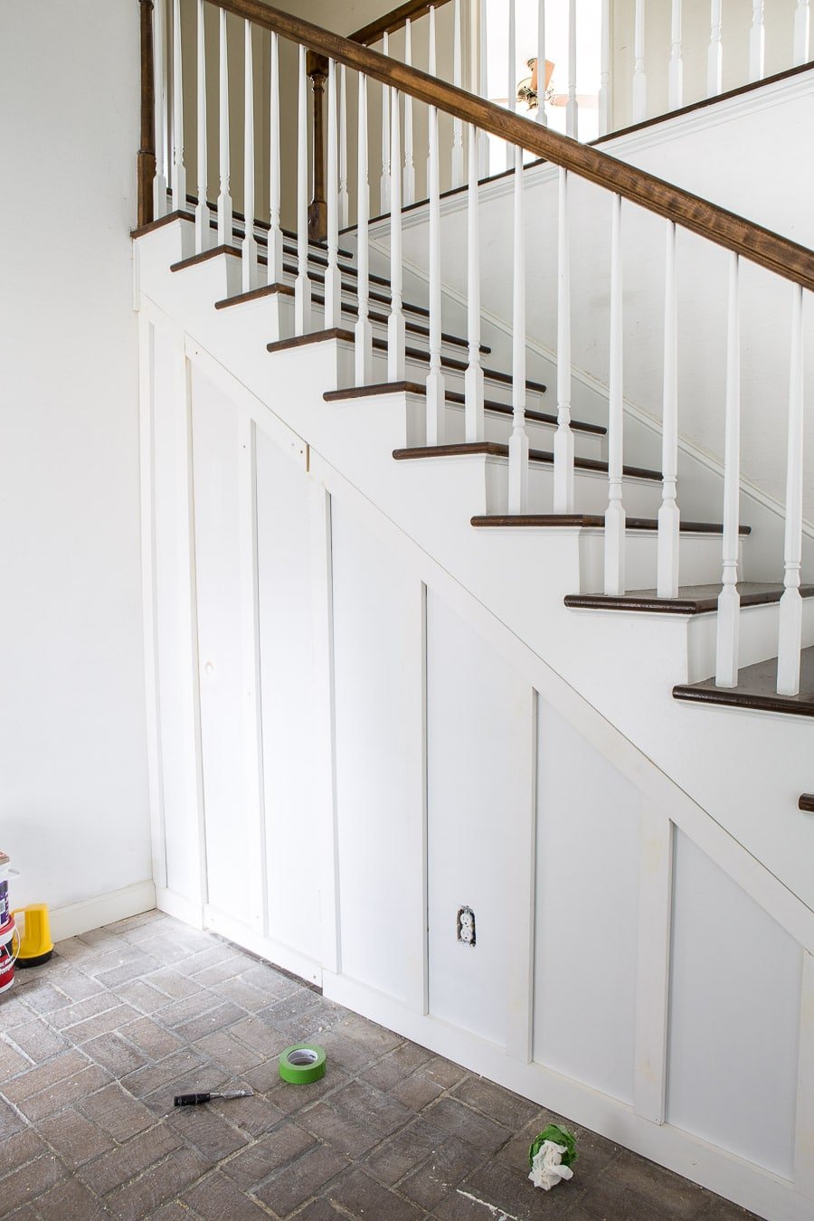 Under a staircase home improvement projects