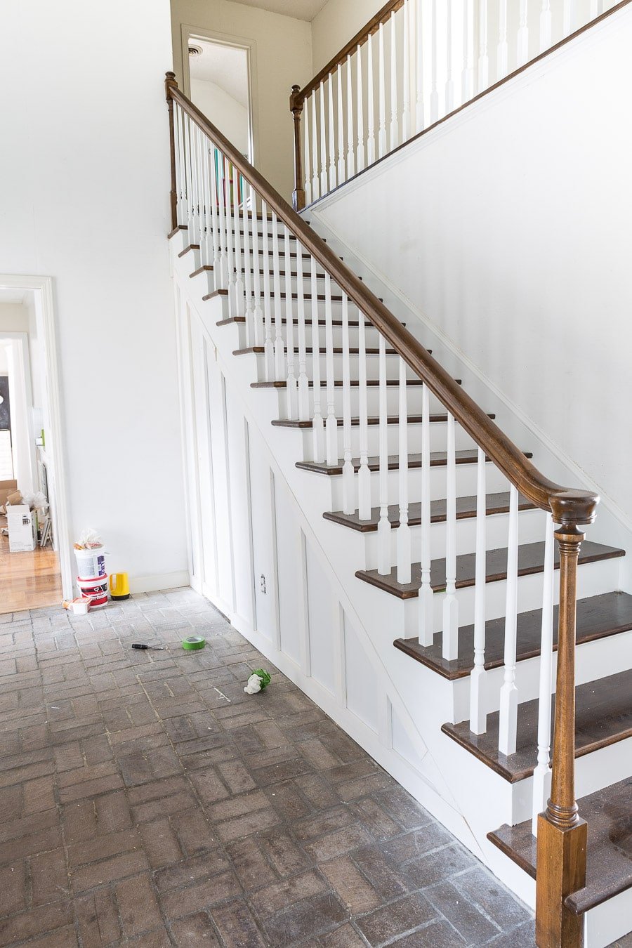 DIY under a staircase closet with hidden door