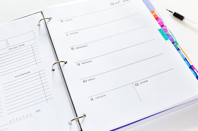 The best downloadable daily planner I have found
