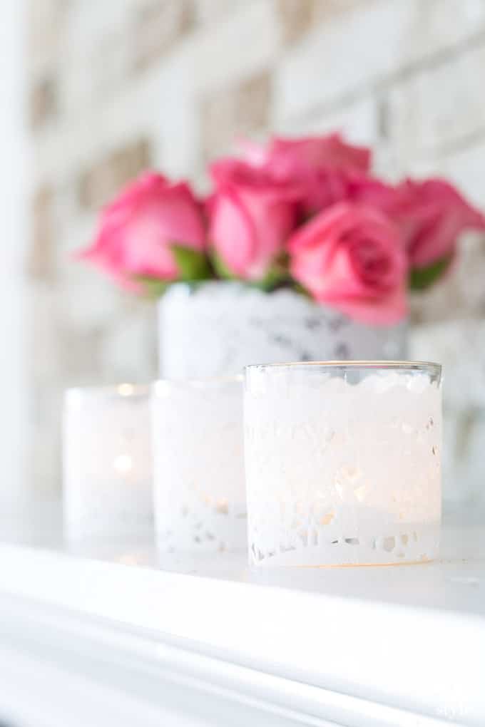 Valentine decorating ideas that you can do in 10 minutes. Makes a good gift also.