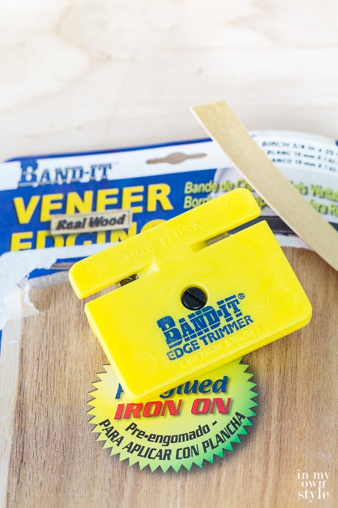 How to use Band-It veneer edging on plywood edges when building furntiure