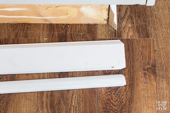 How to add baseboard molding 