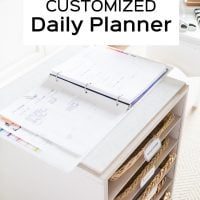 Create your own custom daily planner. Free printable planner pages and inserts to download. Day planner organizing ideas.