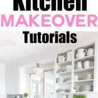 DIY kitchen makeover on a budget tutorials and tips to help you transform your kitchen.