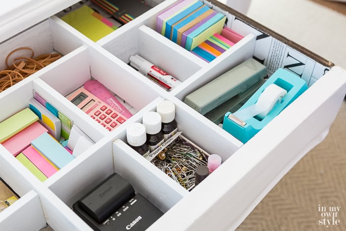 Home office organizing idea
