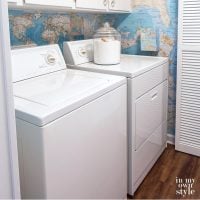 How to use maps as wallpaper and not have any paper wrinkling occur. DIY step by step map wallpapering tutorial with great tips and tricks for where to buy maps and ensure project success.