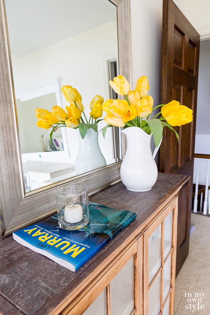 Easy way to make over a piece of furniture.
