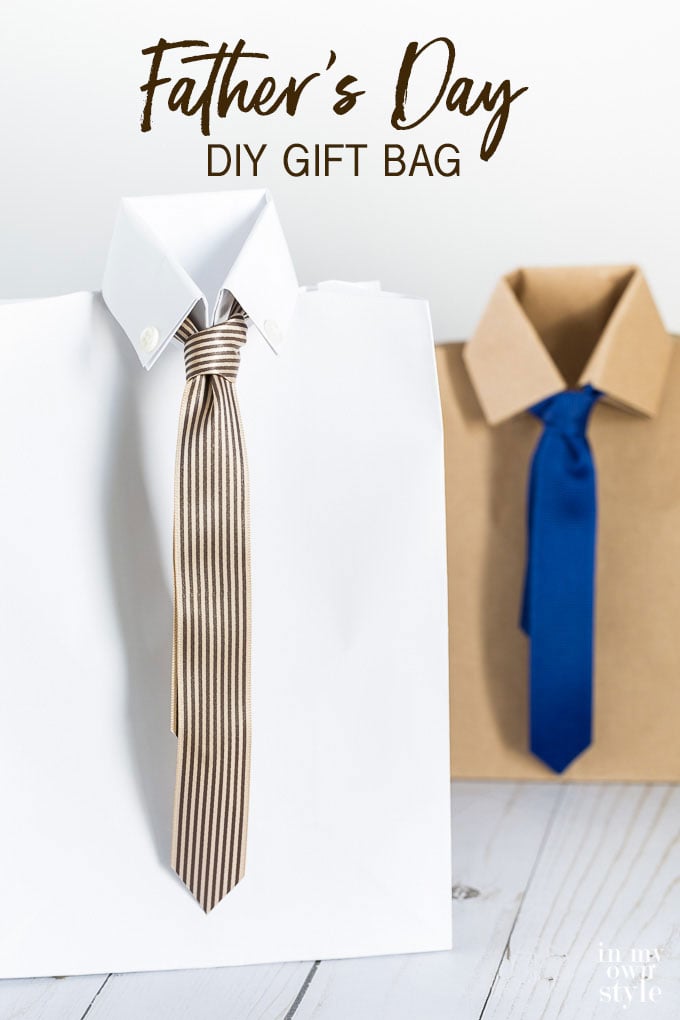 Easy to make Father's Day gift wrap