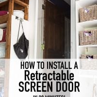 How to install a Brisa Retractable Screen door in 30 minutes. DIY home improvement projects. Screen door options for exterior doors.