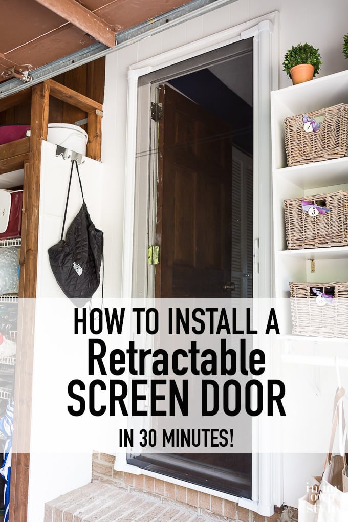 How to install a Brisa Retractable Screen door in 30 minutes. DIY home improvement projects. Screen door options for exterior doors.