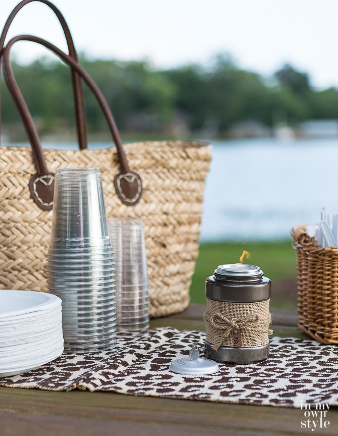 Fast outdoor party set up ideas