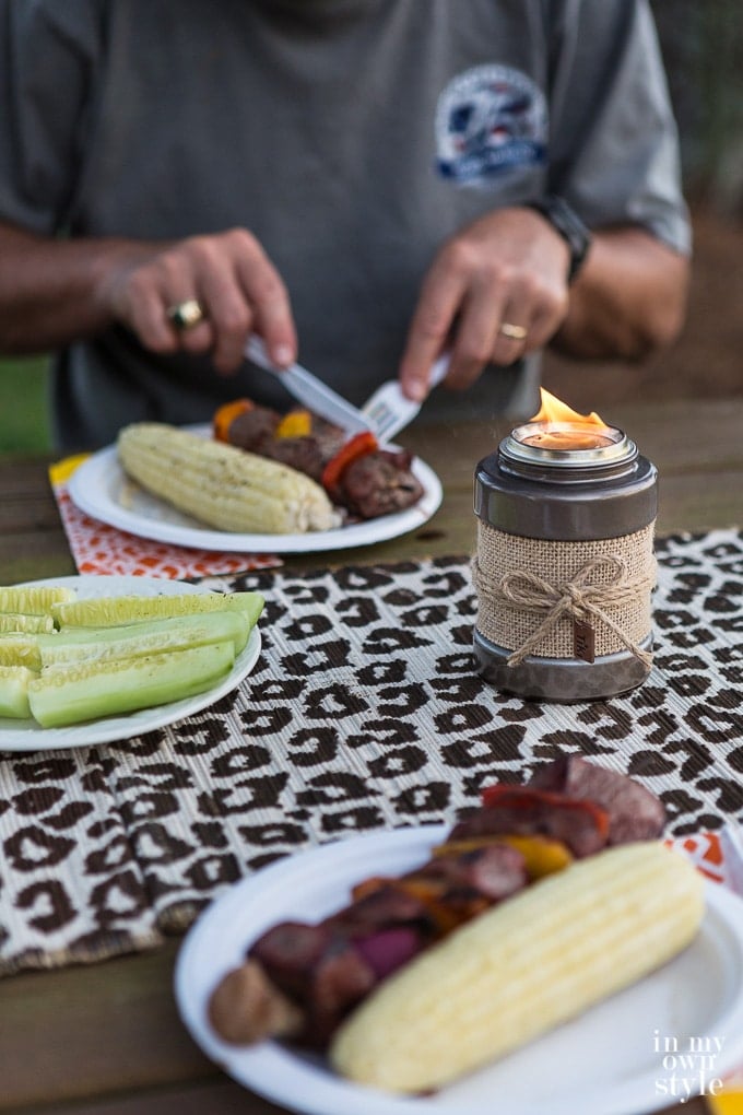 Outdoor entertaining with TIKI Brand