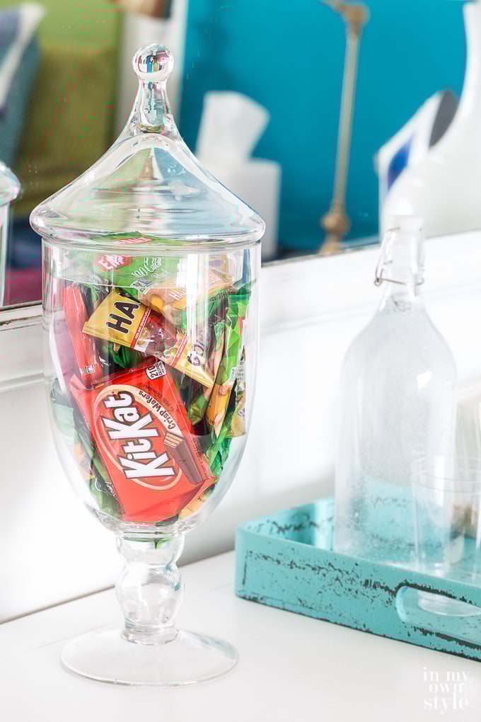 Decorating with glass canisters