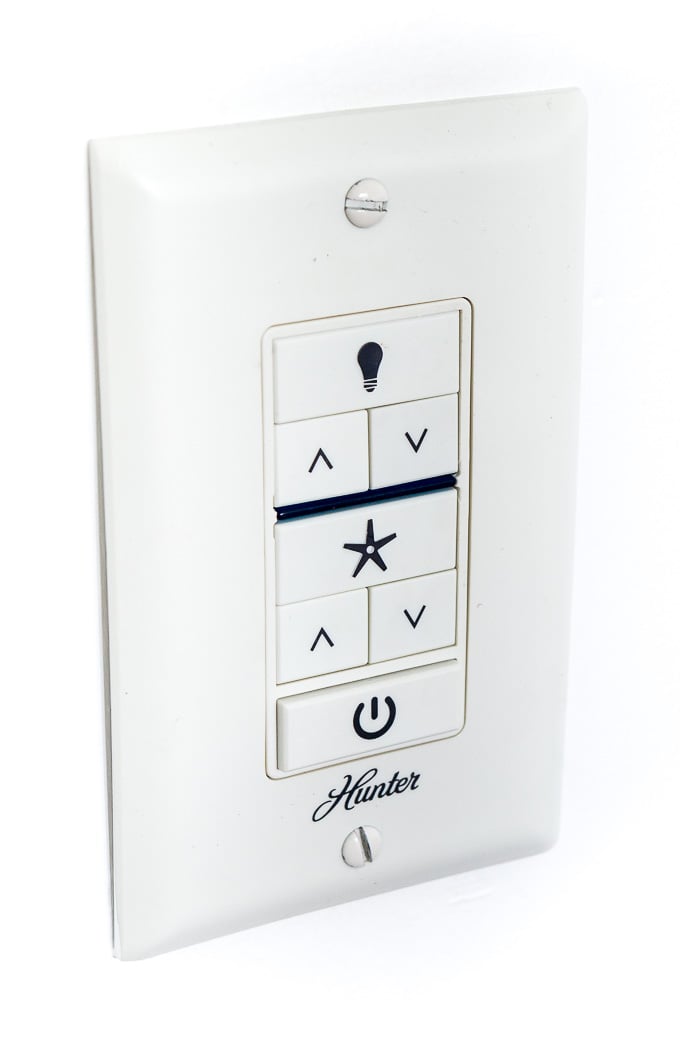 Pretty Hunter Ceiling Fan wall remote