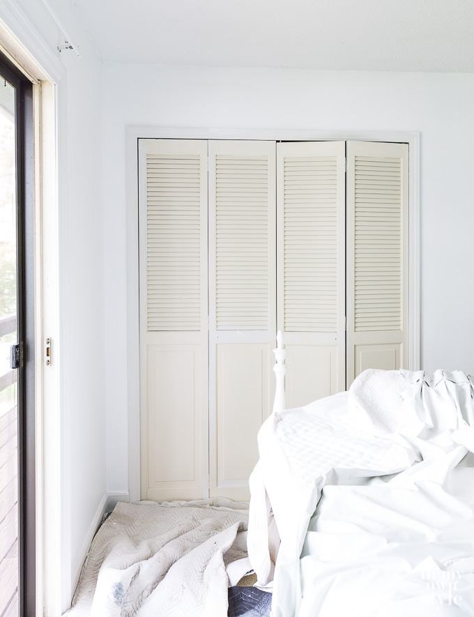 guest room makeover progress