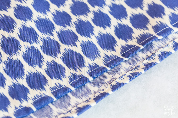 Tutorial showing how to make affordable custom chair cushions