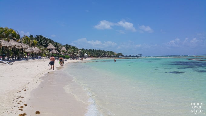  the beach at El Dorado Seaside Suites resort on the Riviera Maya